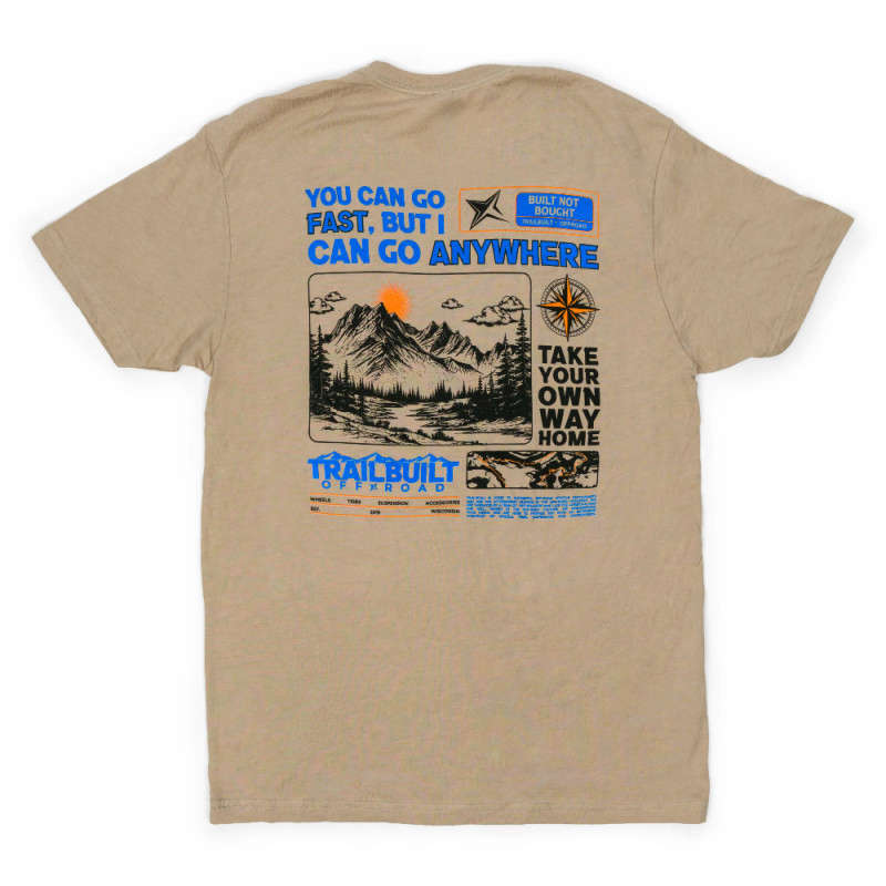 TrailBuilt Lifestyle Tee | Tan