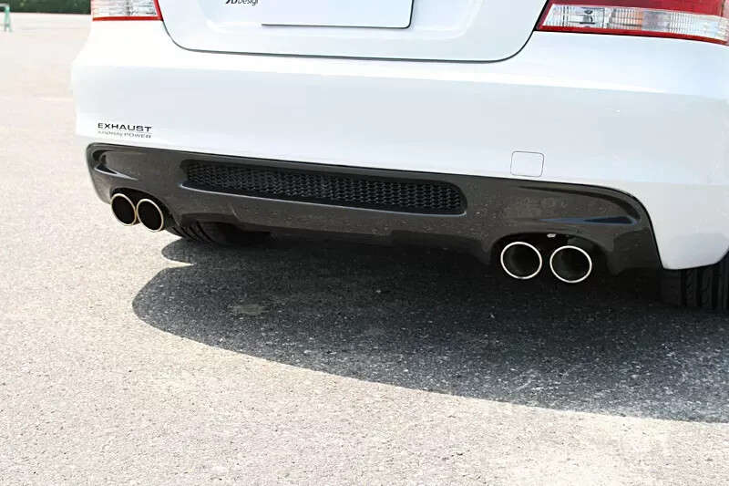 3D Design 3108-18221-3DD Carbon Fiber Rear Diffuser with Quad Tips ...