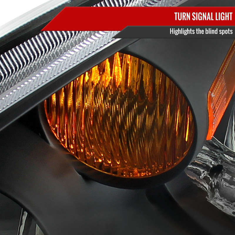 For 1998-2002 Honda Accord Black Housing DRL LED Amber