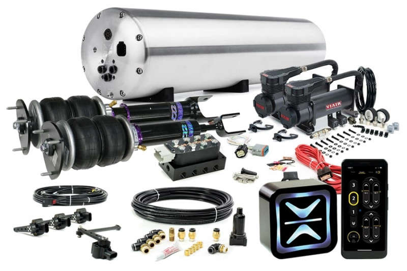 Air Suspension Kits AccuAir Suspension Premium Kit w/ D2 Racing Struts Air Suspension Kits AccuAir Suspension Premium Kit w/ D2 Racing Struts