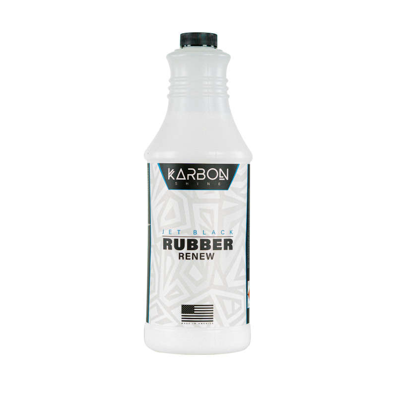 KARBON Jet Black Rubber Renew - 32oz bottle