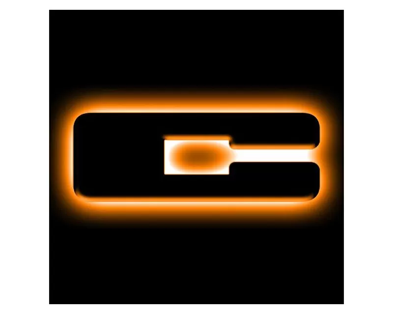Oracle Lighting Universal Illuminated LED Letter Badges - Matte Black Surface Finish - C