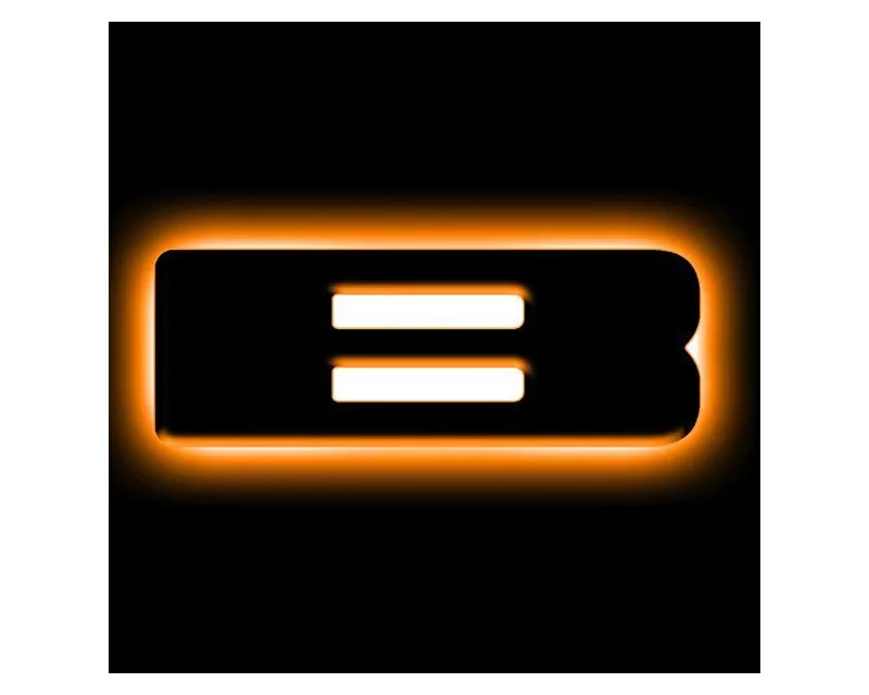 Oracle Lighting Universal Illuminated LED Letter Badges - Matte Black Surface Finish - B