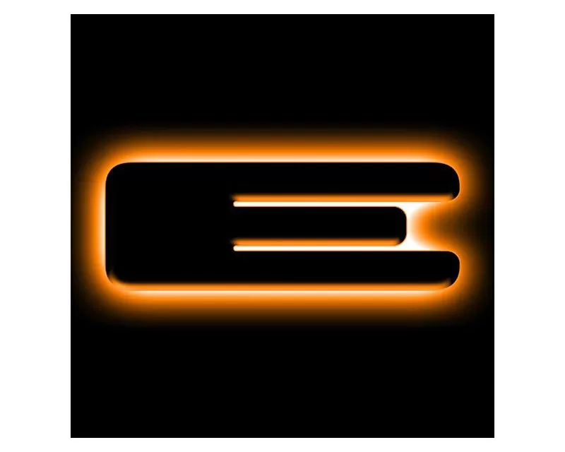 Oracle Lighting Universal Illuminated LED Letter Badges - Matte Black Surface Finish - E