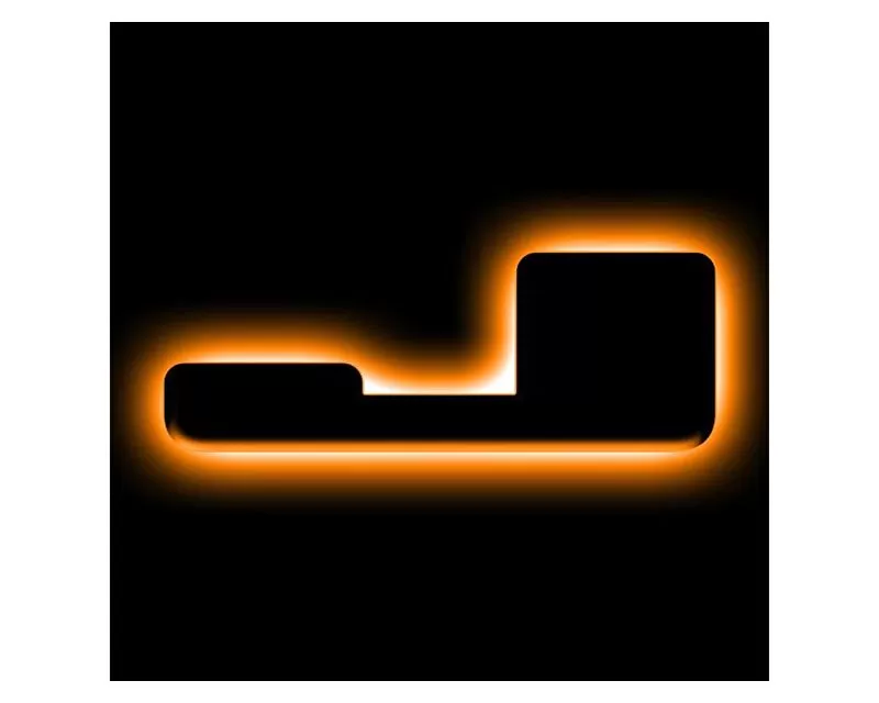 Oracle Lighting Universal Illuminated LED Letter Badges - Matte Black Surface Finish - J