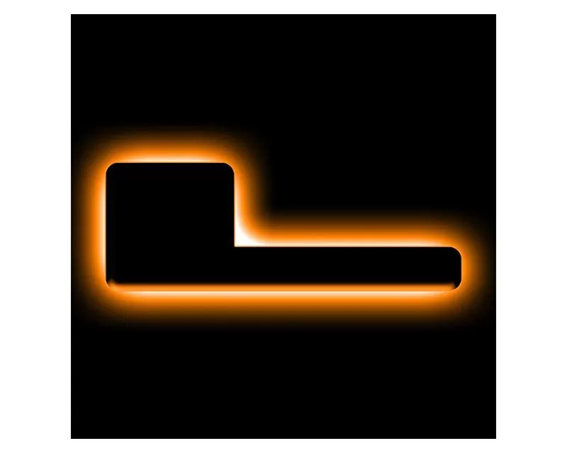 Oracle Lighting Universal Illuminated LED Letter Badges - Matte Black Surface Finish - L