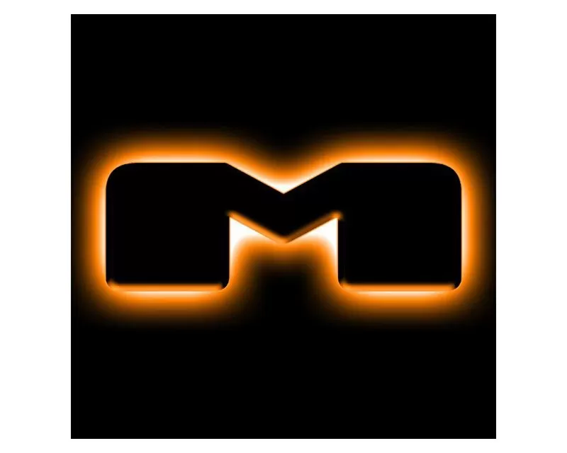 Oracle Lighting Universal Illuminated LED Letter Badges - Matte Black Surface Finish - M