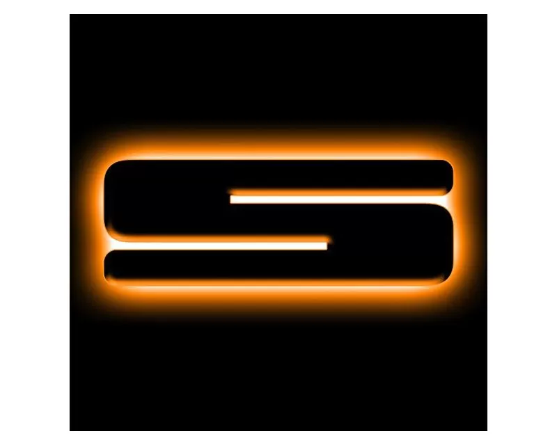 Oracle Lighting Universal Illuminated LED Letter Badges - Matte Black Surface Finish - S