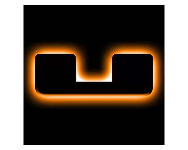 Oracle Lighting Universal Illuminated LED Letter Badges - Matte Black Surface Finish - U