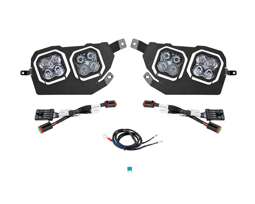 Diode Dynamics Sport White ABL SS3 LED Headlight Kit Polaris RZR XP 1000 2014-2023