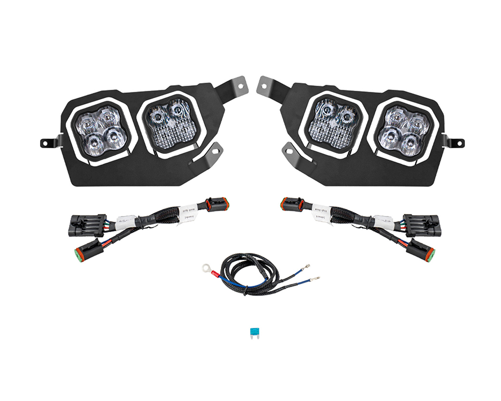 Diode Dynamics Pro White ABL SS3 LED Headlight Kit Polaris RZR XP 1000 2014-2023