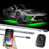 XKGlow Underglow + Interior LED Accent Light Kits XKchrome Smartphone App Underbody Kit