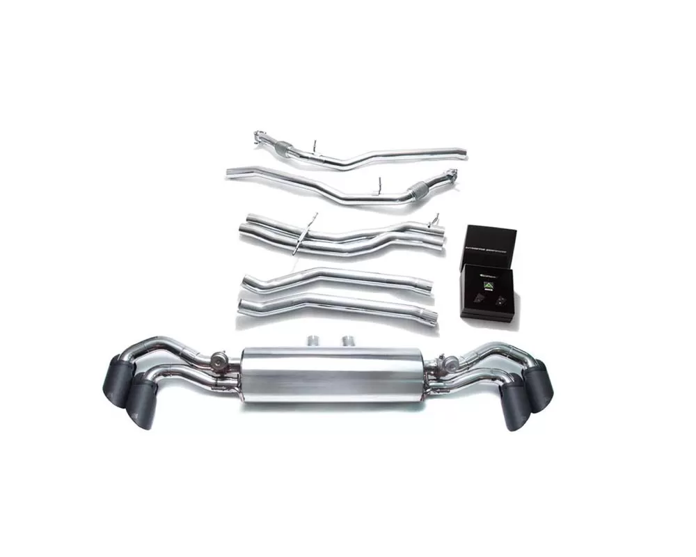 Armytrix Valvetronic Exhaust System for Lamborghini Urus 2018-2024, Stainless Steel Quad Tips