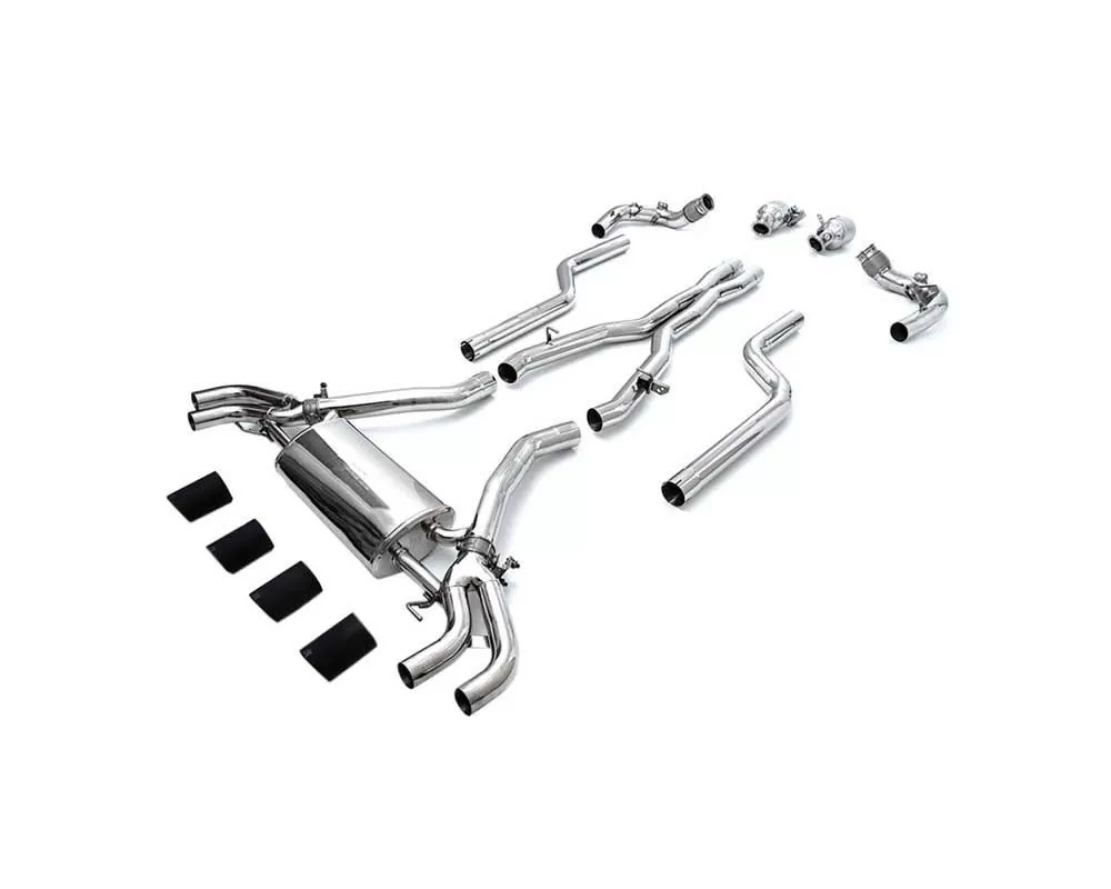 ARMYTRIX Valvetronic Exhaust System for BMW X5 M F95 & X6 M F96 2020+ Stainless Steel Quad Tips