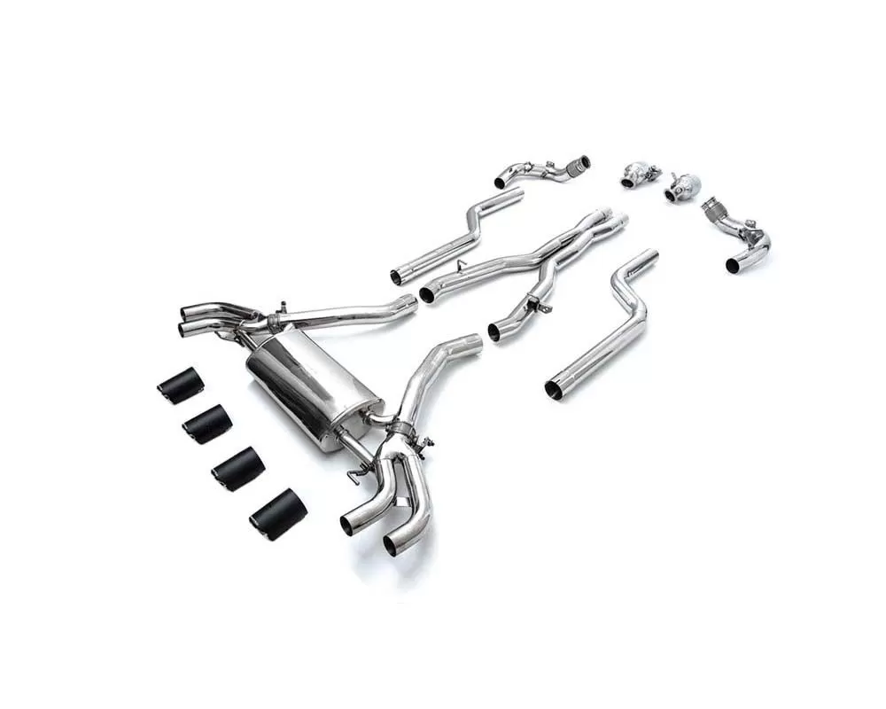 ARMYTRIX Valvetronic Exhaust System for BMW X5 M F95 & X6 M F96 2020+ Stainless Steel Quad Tips