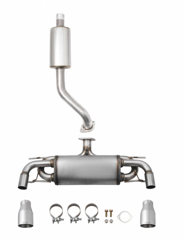 Hooker BH10304RHKR Blackheart CatBack Exhaust System 0615 Mazda