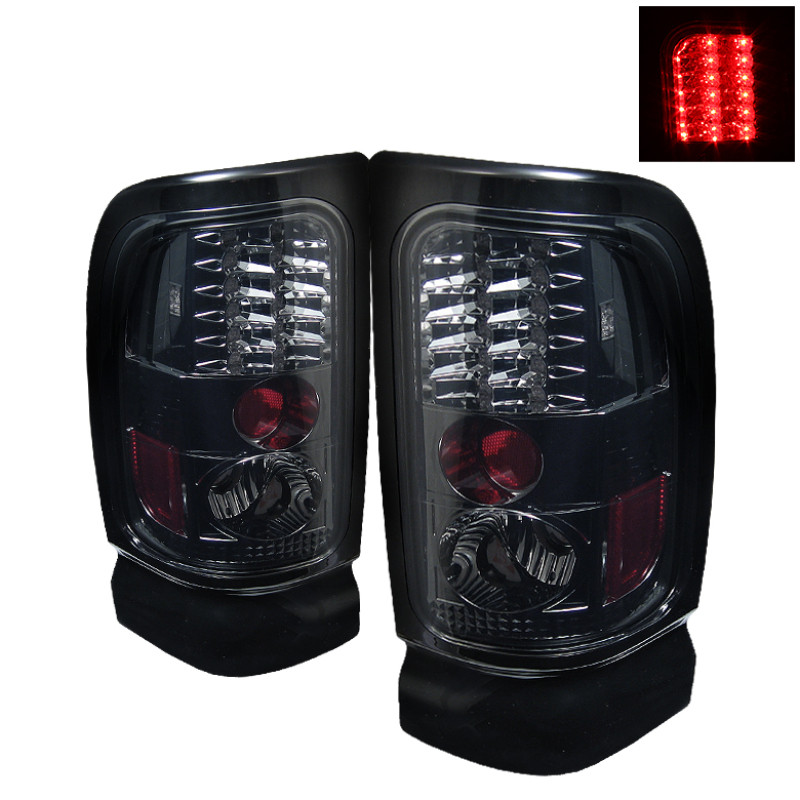 Spyder 5002723SPDR LED Tail Lights (Smoke) 9401 Dodge Ram 1500/94