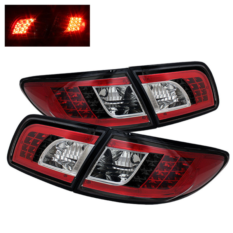 Spyder 5006066-SPDR LED Tail Lights (Black | Fitment Industries