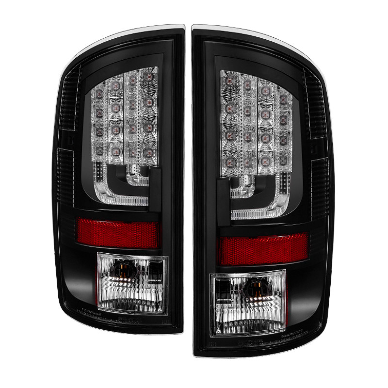 Set of Black Housing Headlights for 02-05 Dodge Ram 1500 and 03-05 Ram 2500/3500