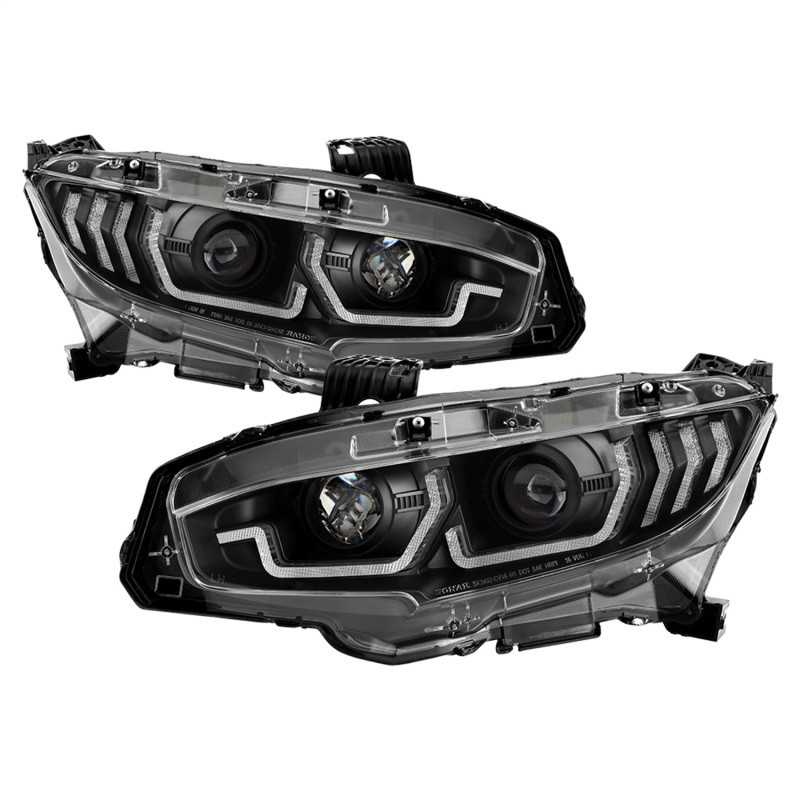 Spyder 5087867SPDR Signature Series Projector Headlights (Black) 16