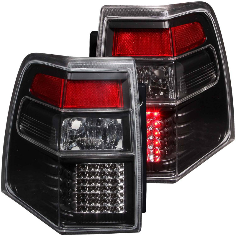 Anzo 311110-ANZO Tail Light Assembly | Led | Clear/Black | SD Wheel