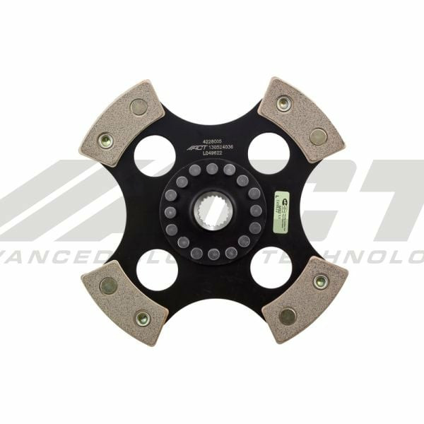 ACT 4 Pad Rigid Race Disc Ceramic | Honda Accord (1986) (4212011)