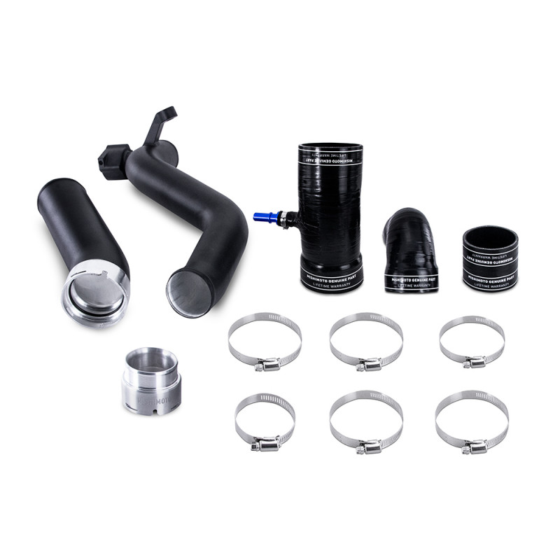Mishimoto 19+ Ford Ranger 2.3L EcoBoost Intercooler Kit - Black + MWBK Pipes