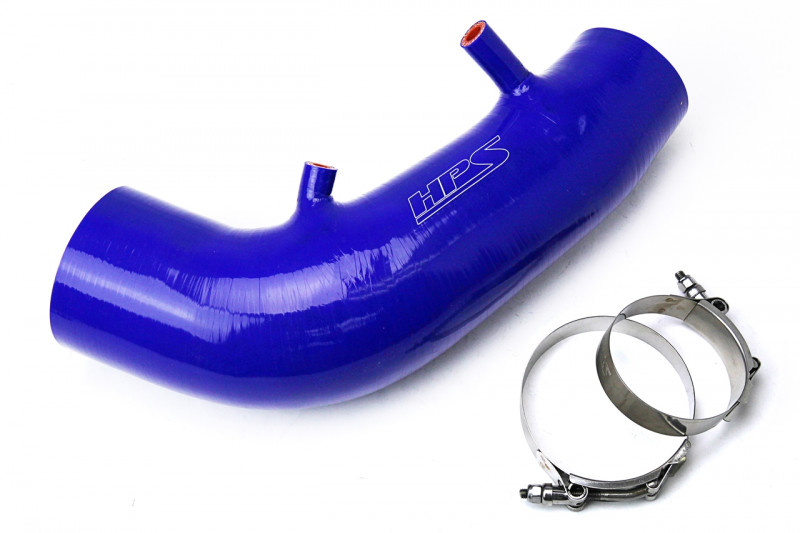 HPS Performance 57-3004-BLUE-HPS Silicone Air Intake Kit Post MAF Hose ...