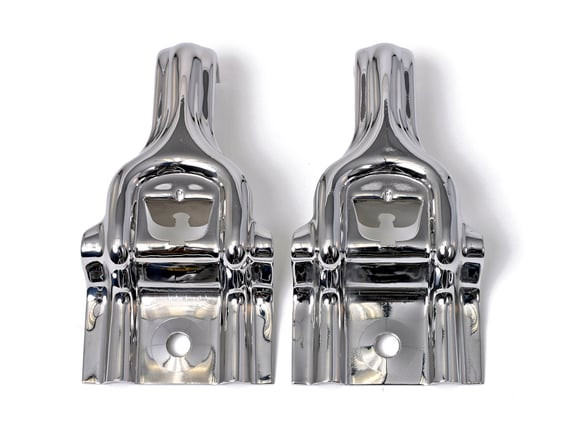 Drake Muscle Cars E7SZ-8A193-S-DMC Upper Radiator Brackets Polished ...