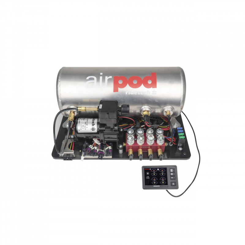 Ridetech 30514000-RT RidePro E5 Air Ride Suspension Control System W/ 3 ...