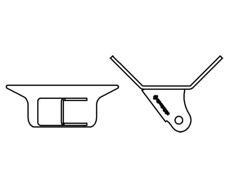 RideTech Left Tri Link Wing Bracket Assembly