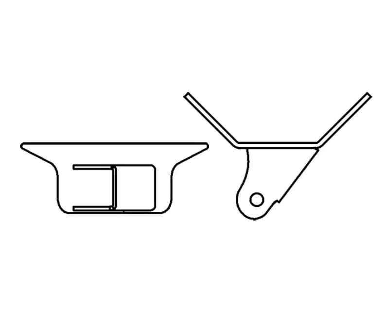 RideTech Right Tri Link Wing Bracket Assembly
