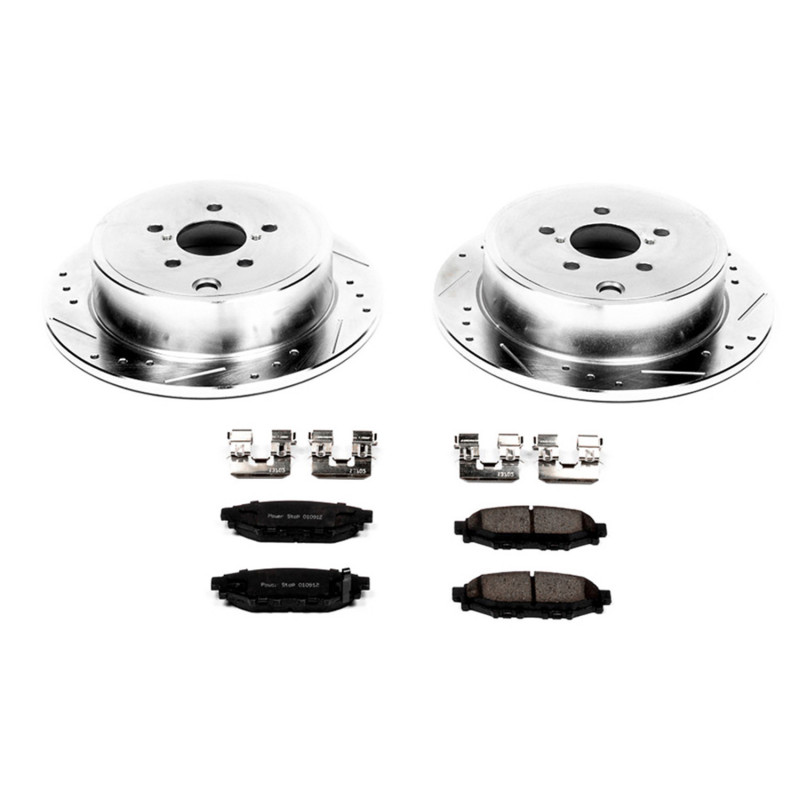 PowerStop K4631PS Z23 Evolution Rear Sport Brake Kit For 5 Lug Models