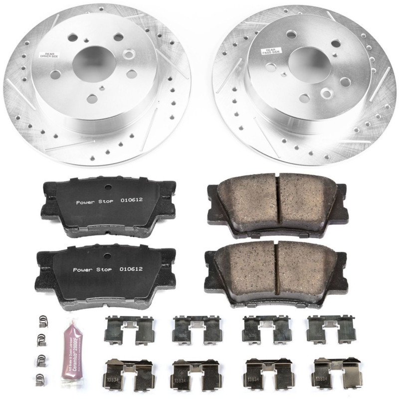 PowerStop K7905PS Z23 Evolution Rear Sport Brake Kit For 5 Lug Models