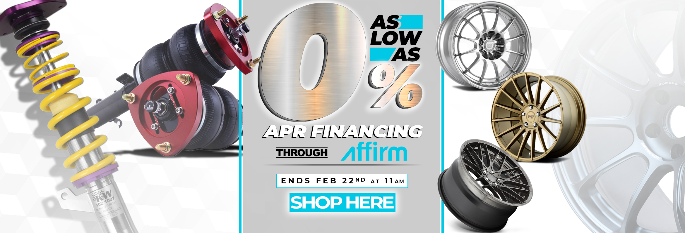0% Financing through Affirm