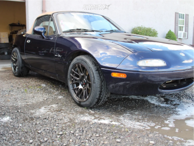 1996 Mazda MX-5 Miata with 15x8 20 XXR 527 and 205/50R15 Hankook