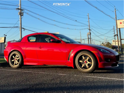 a.*･ﾟ  2005 Mazda RX-8 with 18x8.5 35 Aodhan Ah08 and 225/45R18