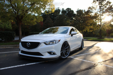 2014 Mazda 6 Grand Touring with 20x8.5 MRR MR3 and Delinte 245x35 ...