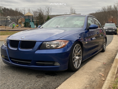 2008 BMW 328i with 18x8.5 35 Anovia Elder and 225/40R18