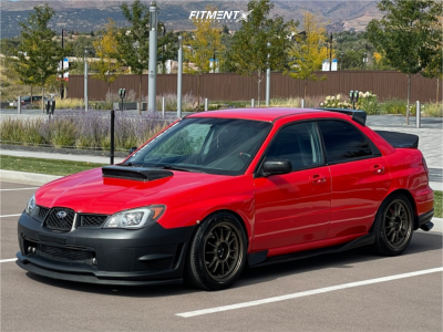 2006 Subaru Impreza - 17x9 25mm - Konig Hypergram - Coilovers - 235/45R17