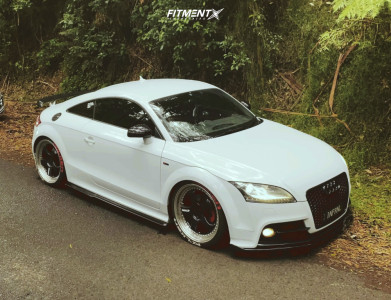 2013 Audi TT Quattro Premium Plus with 20x9.5 Work Meister S1 3p and