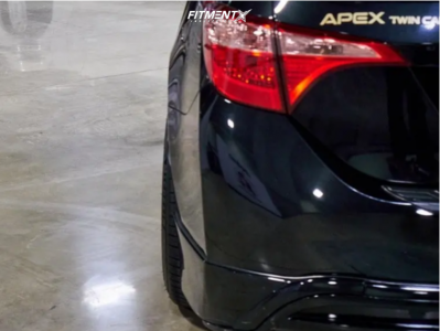 2018 Toyota Corolla LE with 18x9.5 ESR Sr07 and Michelin 235x40 on ...