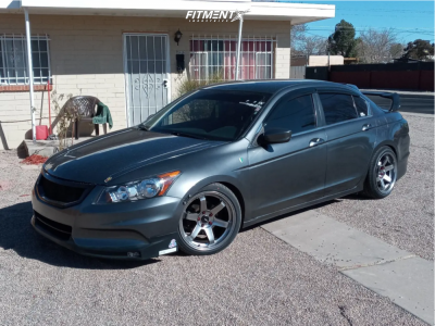 2012 Honda Accord SE with 18x9.5 AVID1 AV6 and Vercelli 235x40 on