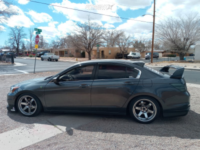 2012 Honda Accord SE with 18x9.5 AVID1 AV6 and Vercelli 235x40 on