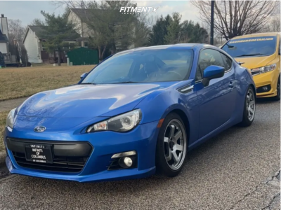 2013 Subaru BRZ with 17x8 35 AVID1 AV6 and 225/45R17 Michelin