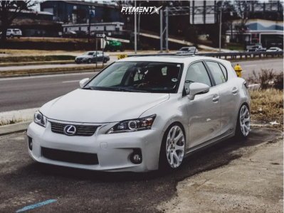 2015 Lexus CT200h with 18x9.25 23 BBS Rs and 215/40R18 Nitto