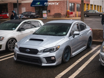 2021 Subaru WRX with 18x9.5 38 Enkei Rpf1 and 225/35R18 Hankook
