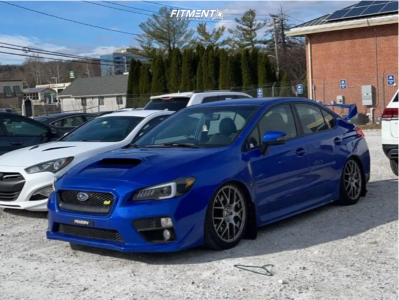 シンイチ　wrx sti vabホイール③ エンケイ製 程度良好品】スバル VAB WRX STi 純正 18in 8.5J +55