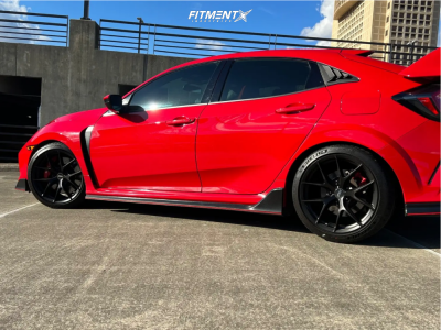2019 Honda Civic Type R with 18x9.5 ESR Rf2 and Michelin 255x35 on ...