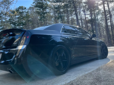 2012 Chrysler 300 Base with 20x9 Voxx Replicas Demon and Hankook 255x45 ...